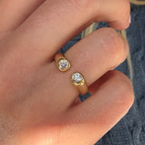 Vintage Diamond and Gold Ring-Charlotte Sayers Antique Jewellery