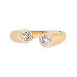 Vintage Diamond and Gold Ring-Charlotte Sayers Antique Jewellery