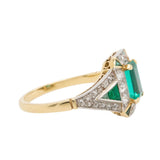 Emerald Diamond Ring