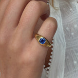 Victorian Sapphire Gypsy Ring