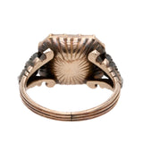 Georgian Spinel Basket Ring