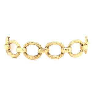 Pair of Gold Link Bracelets