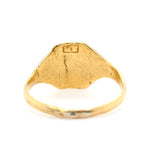 17th Century Fine Gold Merchants Ring-Charlotte Sayers Antique Jewellery