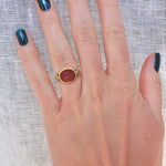 17th Century Intaglio and Diamond Ring-Charlotte Sayers Antique Jewellery