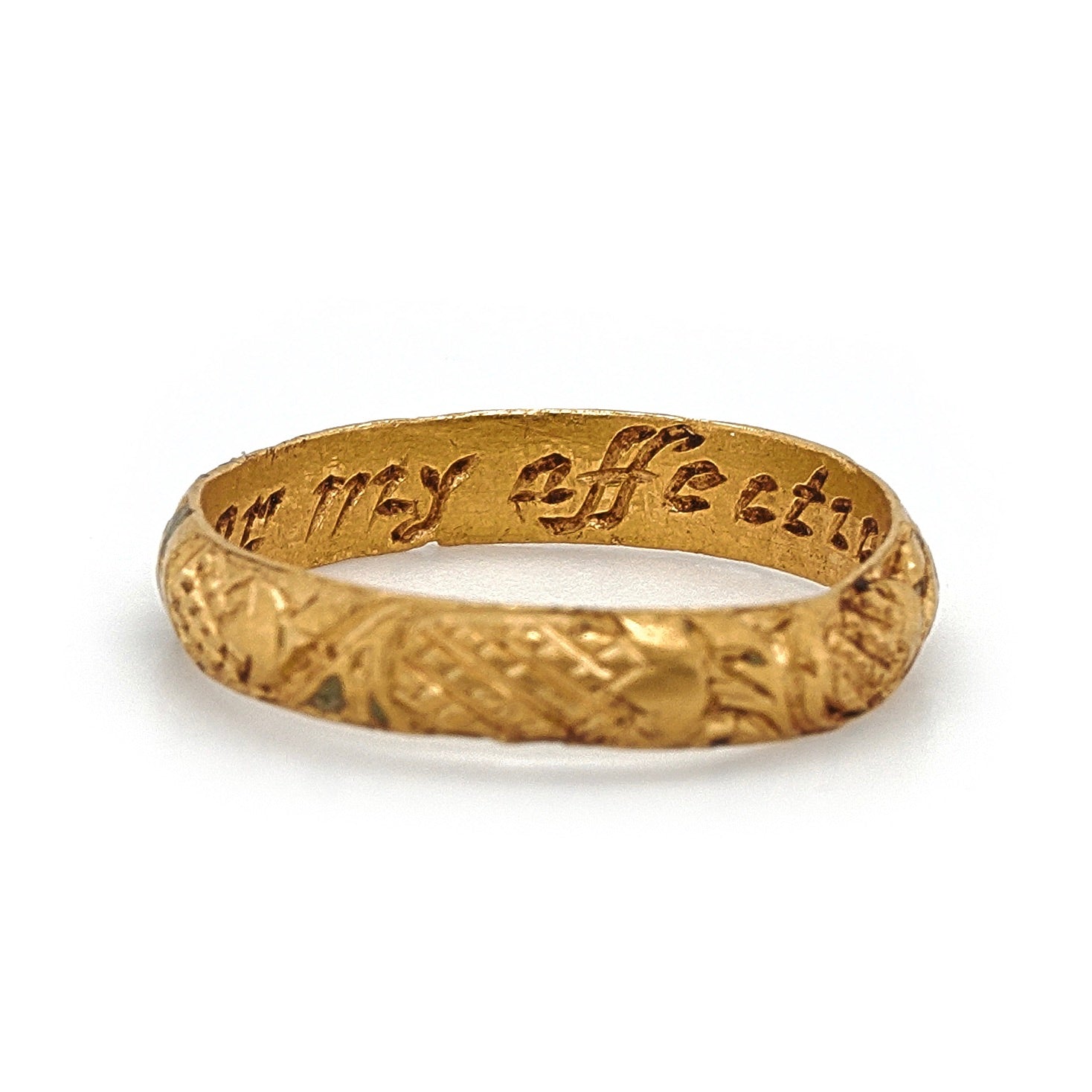 Posy Ring Medieval Gold Ring For Sale Post Medieval Posy Ring 'Let
