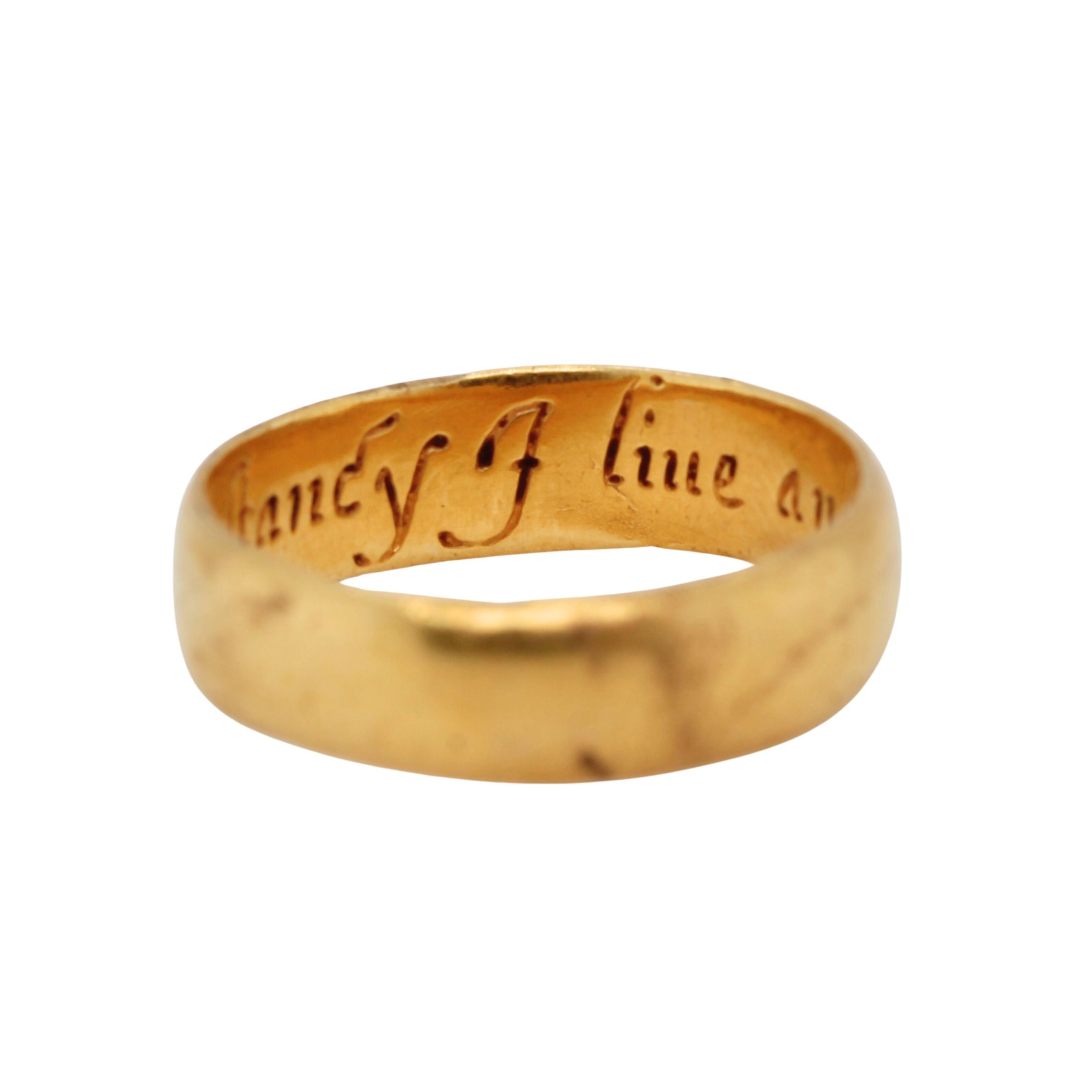 17th Century Posy Ring-Charlotte Sayers Antique Jewellery