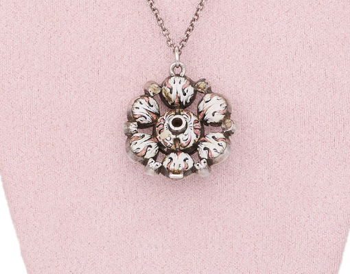 17th Century Rock Crystal Pendant-Charlotte Sayers Antique Jewellery