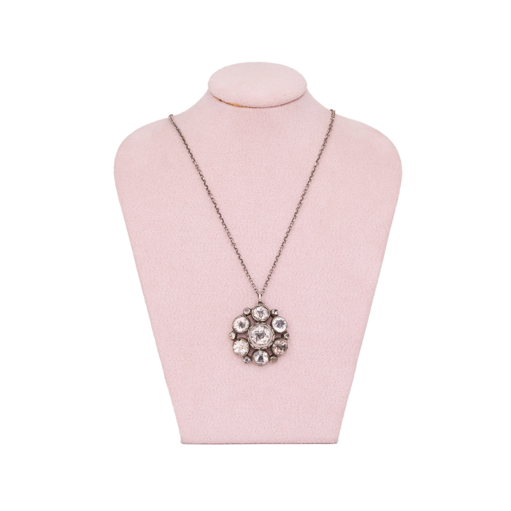 17th Century Rock Crystal Pendant-Charlotte Sayers Antique Jewellery