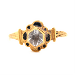 17th Century Rock Crystal Ring-Charlotte Sayers Antique Jewellery
