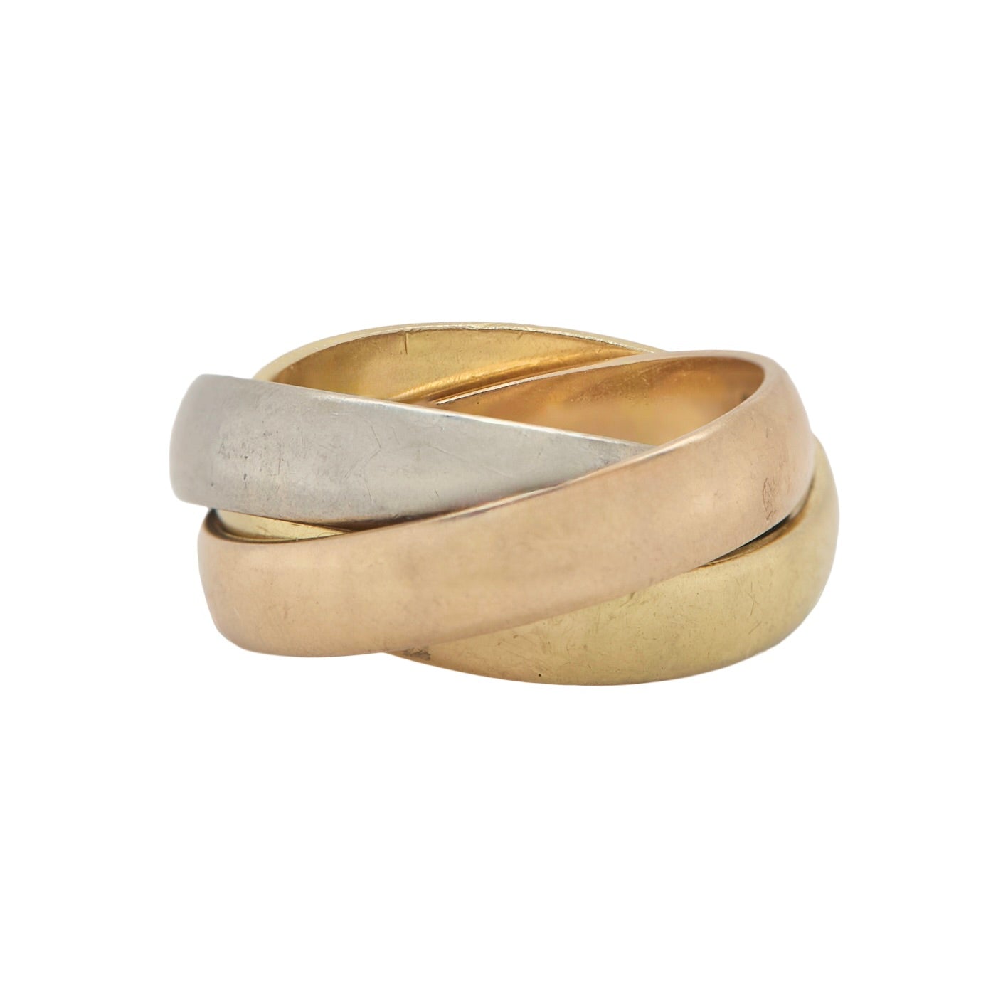 18ct Gold Russian Wedding Ring-Charlotte Sayers Antique Jewellery