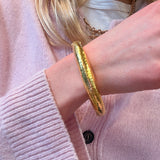 18ct Gold Torque Bangle-Charlotte Sayers Antique Jewellery
