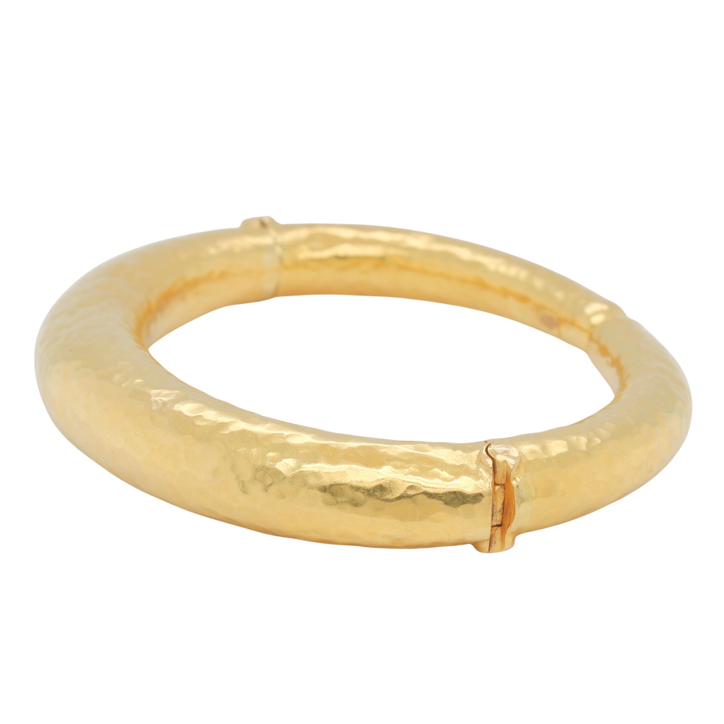 18ct Gold Torque Bangle-Charlotte Sayers Antique Jewellery
