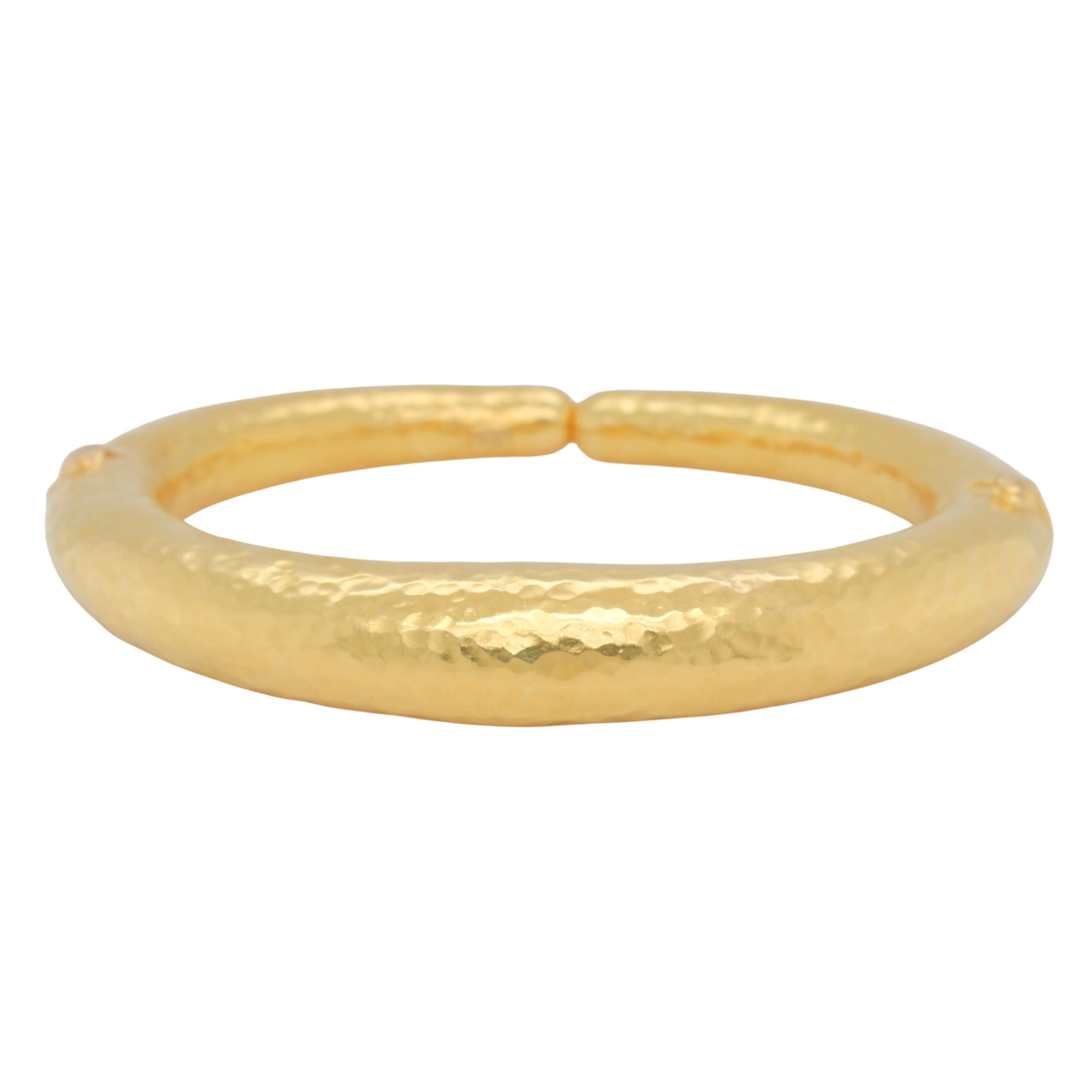18ct Gold Torque Bangle-Charlotte Sayers Antique Jewellery