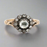 18th Century Diamond Cluster Ring-Charlotte Sayers Antique Jewellery