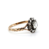 18th Century Diamond Cluster Ring-Charlotte Sayers Antique Jewellery