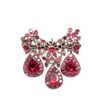 18th Century Garnet Girandole Brooch-Charlotte Sayers Antique Jewellery