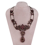 18th Century Garnet Necklace-Charlotte Sayers Antique Jewellery