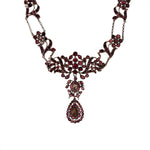 18th Century Garnet Necklace-Charlotte Sayers Antique Jewellery