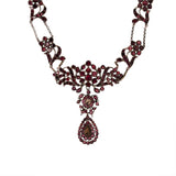 18th Century Garnet Necklace-Charlotte Sayers Antique Jewellery
