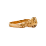18th Century Gold Fedé Ring-Charlotte Sayers Antique Jewellery
