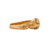 18th Century Gold Fedé Ring-Charlotte Sayers Antique Jewellery