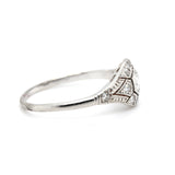 1920's Diamond Platinum Ring-Charlotte Sayers Antique Jewellery