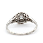 1920's Diamond Platinum Ring-Charlotte Sayers Antique Jewellery