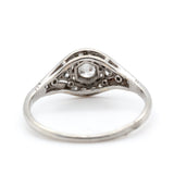 1920's Diamond Platinum Ring-Charlotte Sayers Antique Jewellery