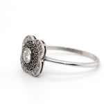 1920's Diamond and Platinum Ring-Charlotte Sayers Antique Jewellery