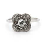 1920's Diamond and Platinum Ring-Charlotte Sayers Antique Jewellery