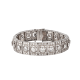 1920's Platinum Diamond Bracelet-Charlotte Sayers Antique Jewellery