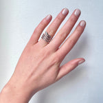 1920's Platinum Diamond Snake Ring-Charlotte Sayers Antique Jewellery