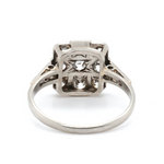 1920s Square Diamond Ring-Charlotte Sayers Antique Jewellery
