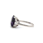 1930s Amethyst and Diamond Ring-Charlotte Sayers Antique Jewellery