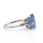 1930's Pale Sapphire and Diamond Ring-Charlotte Sayers Antique Jewellery