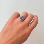 1930's Pale Sapphire and Diamond Ring-Charlotte Sayers Antique Jewellery