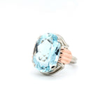 1940s Aquamarine Ring-Charlotte Sayers Antique Jewellery