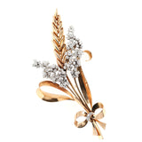 1940s Wheatsheaf Brooch-Charlotte Sayers Antique Jewellery