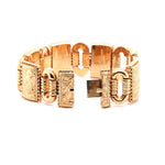 1950s Gold Bracelet-Charlotte Sayers Antique Jewellery