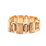 1950s Gold Bracelet-Charlotte Sayers Antique Jewellery