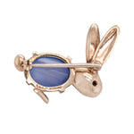 1960s Chalcedony Rabbit Brooch-Charlotte Sayers Antique Jewellery