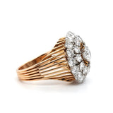 1960's Diamond Cocktail Ring-Charlotte Sayers Antique Jewellery