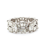 1960's Platinum and Diamond Eternity Ring-Charlotte Sayers Antique Jewellery