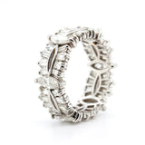 1960's Platinum and Diamond Eternity Ring-Charlotte Sayers Antique Jewellery