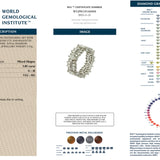 1960's Platinum and Diamond Eternity Ring-Charlotte Sayers Antique Jewellery