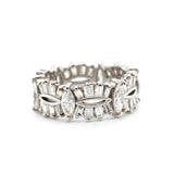 1960's Platinum and Diamond Eternity Ring-Charlotte Sayers Antique Jewellery