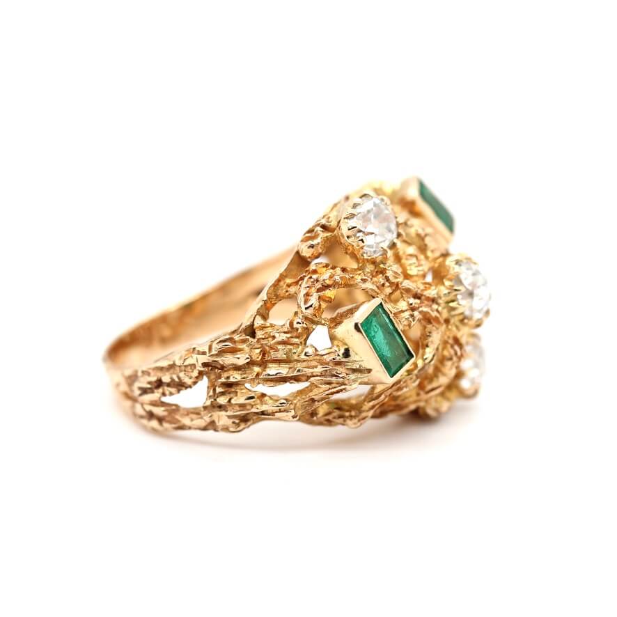 1970s Cocktail Ring-Charlotte Sayers Antique Jewellery