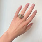 1970s Diamond Bombé Ring-Charlotte Sayers Antique Jewellery