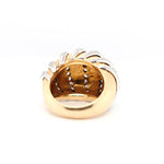 1970s Diamond Bombé Ring-Charlotte Sayers Antique Jewellery