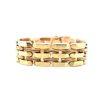 1970s Gold Link Bracelet-Charlotte Sayers Antique Jewellery